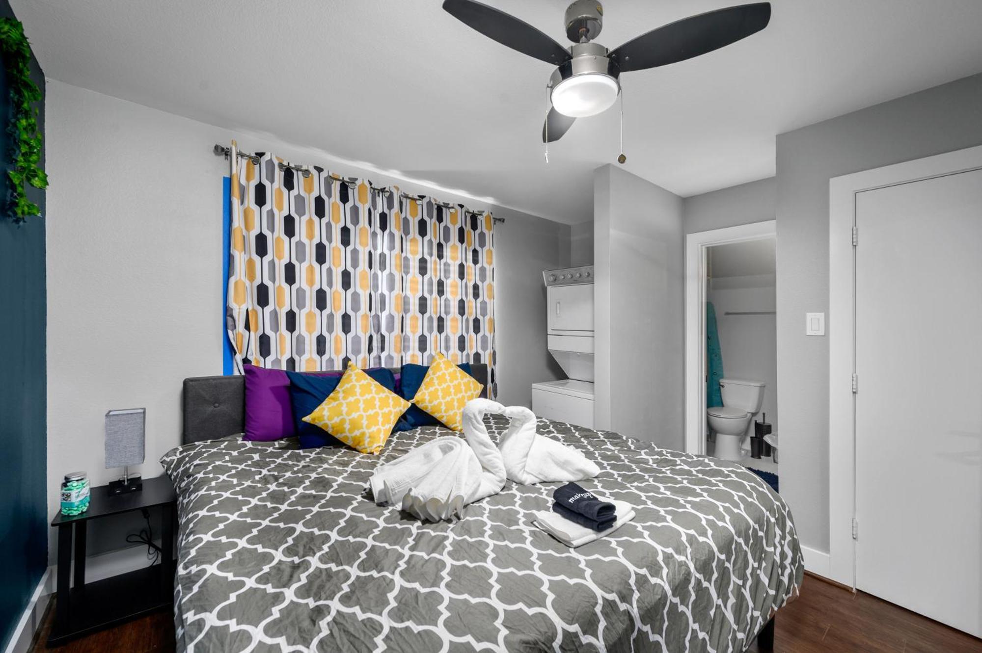 Central 1Br With Free Parking Near Med Center & Nrg Stadium Хюстън Екстериор снимка